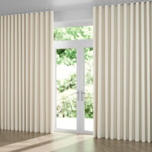 Beige Wave Curtains
