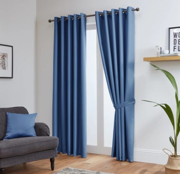 Blue Blackout Curtains