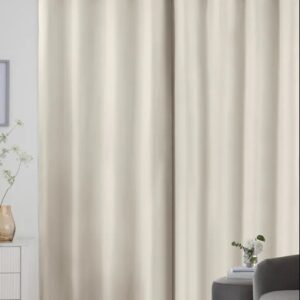 Cream Blackout Curtains