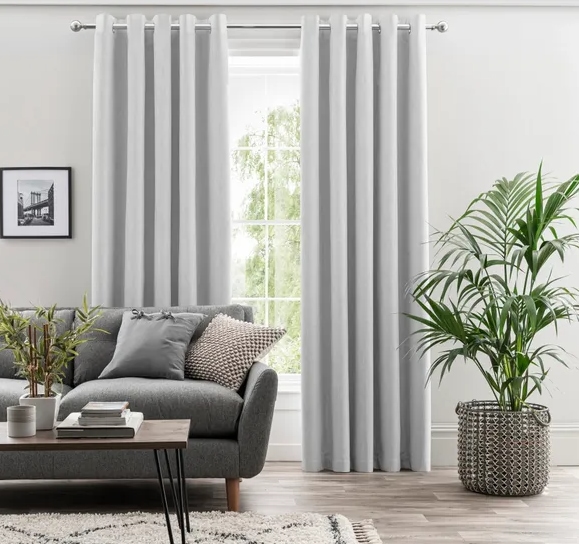 Grey Linen Curtains