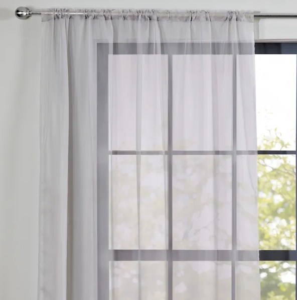 Grey Sheer Curtains