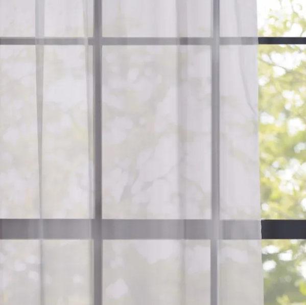 Grey Sheer Curtains