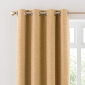 Honey Boucle Curtains
