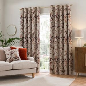 Jacquard Eyelet Curtains