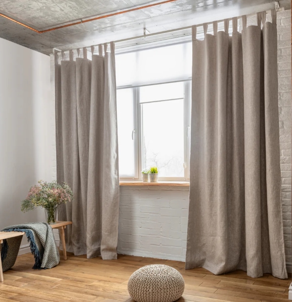 Lined Linen Curtains