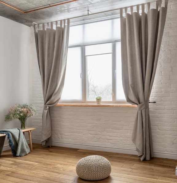Lined Linen Curtains