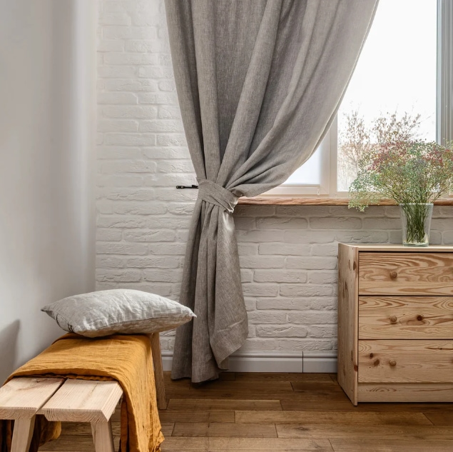 Lined Linen Curtains