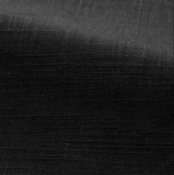 Linen Black Curtains - Image 3