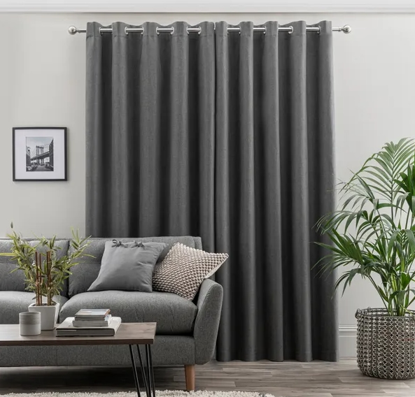 Linen Eyelet Curtains