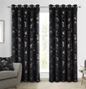 Patterned Eyelet Curtains