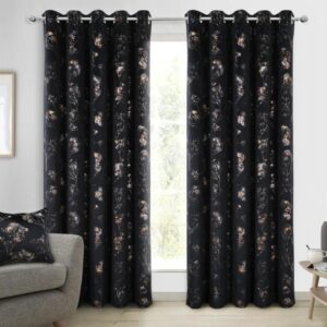 Patterned Eyelet Curtains