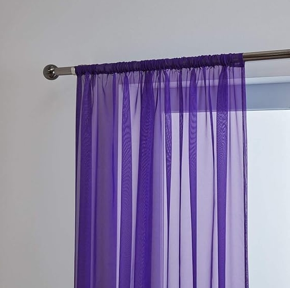Purple Sheer Curtains