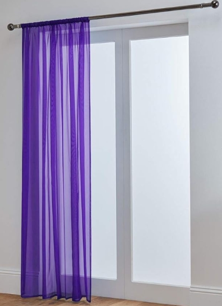 Purple Sheer Curtains