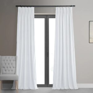 White Pinch Pleat Curtains