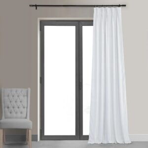 White Pinch Pleat Curtains