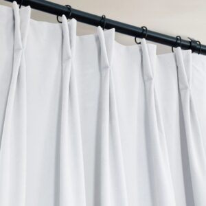 White Pinch Pleat Curtains