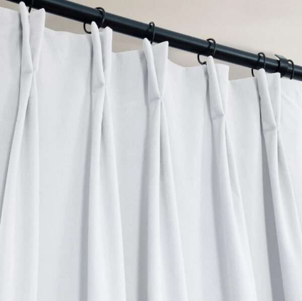 White Pinch Pleat Curtains