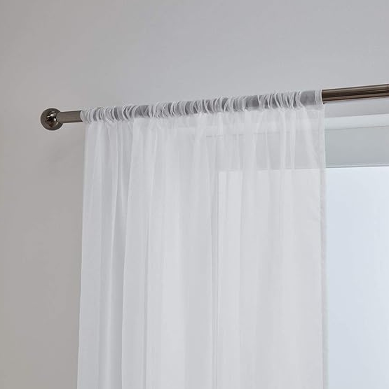 White Sheer Curtains