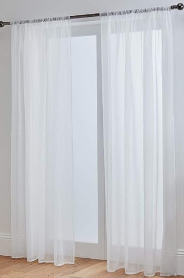 White Sheer Curtains