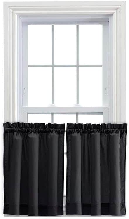 Black Cafe Curtains