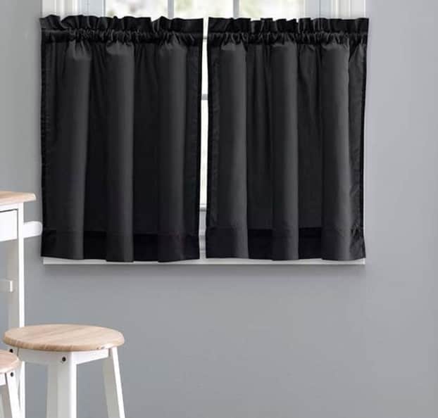 Black Cafe Curtains