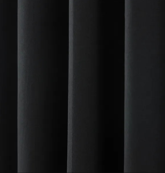 Black Living Room Curtains