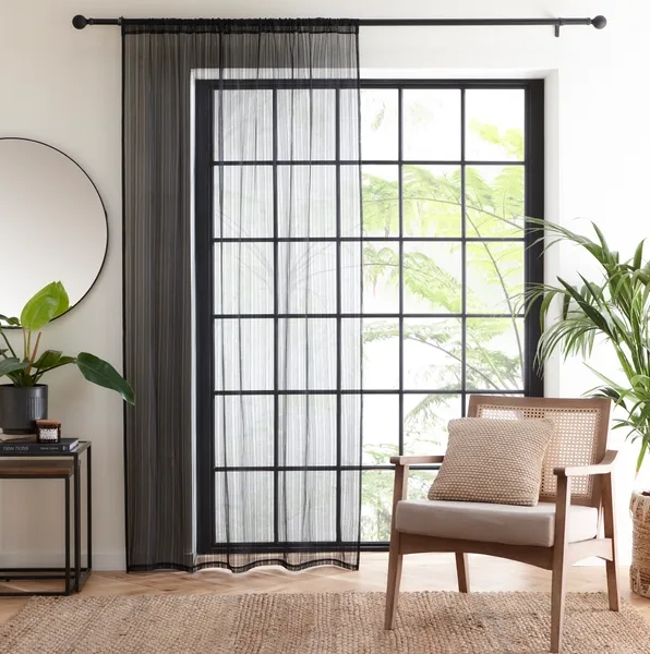 Black Net Curtains - Image 2