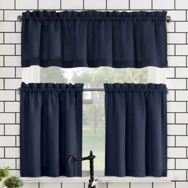 Blue Kitchen Curtains