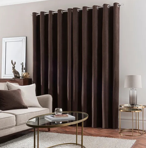 Brown Living room Curtains