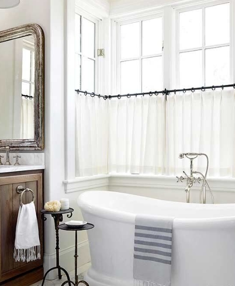 Cafe Curtains For Bathroom - Image 3