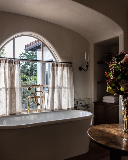 Cafe Curtains For Bathroom