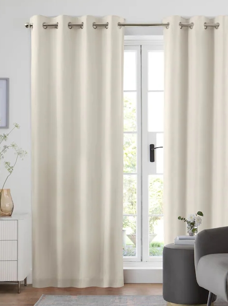 Cream Cotton Curtains