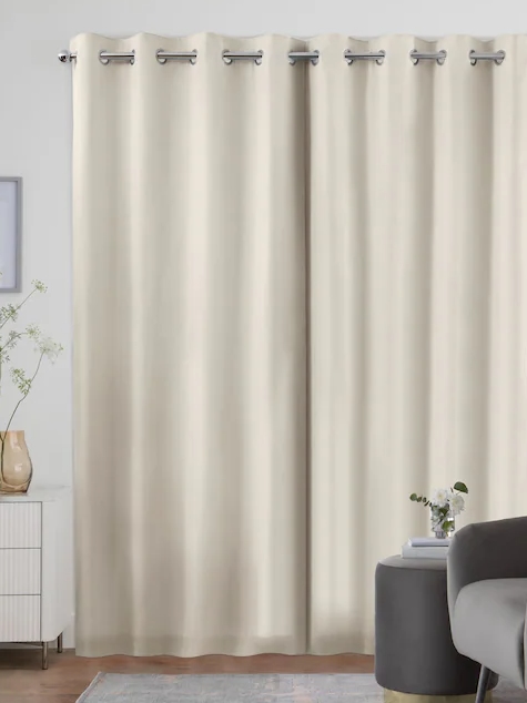 Cream Cotton Curtains