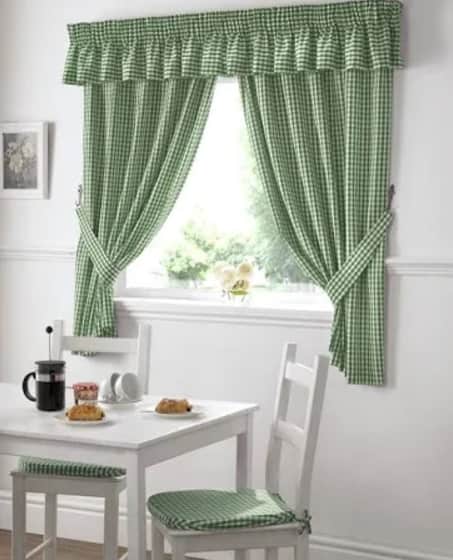 Gingham Café Curtains