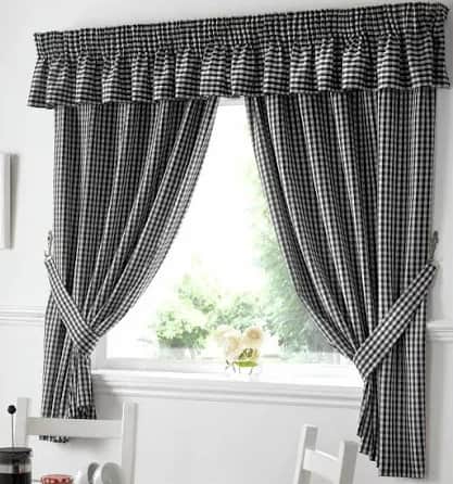 Gingham Café Curtains