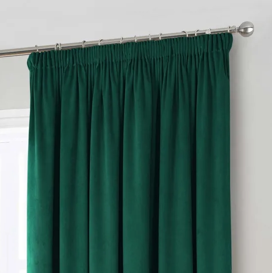 Green Bedroom Curtains