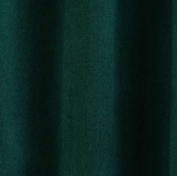 Green living room curtains