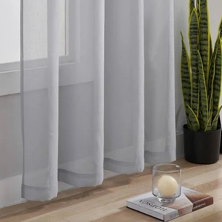 Grey Net Curtains - Image 2