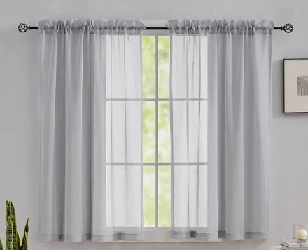 Grey Net Curtains - Image 3