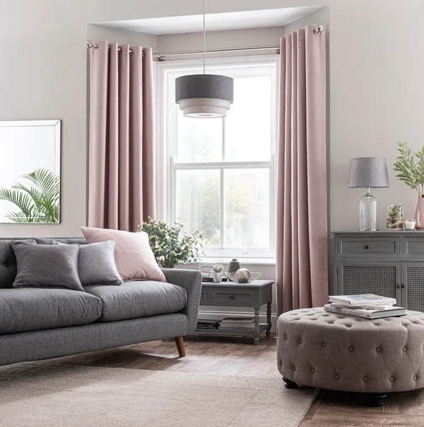 Pink Bedroom Curtains
