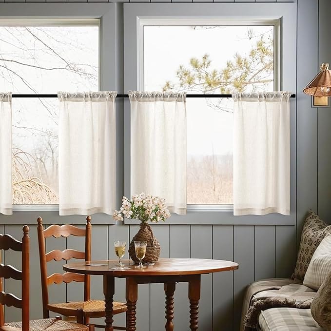 Sheer Cafe Curtains