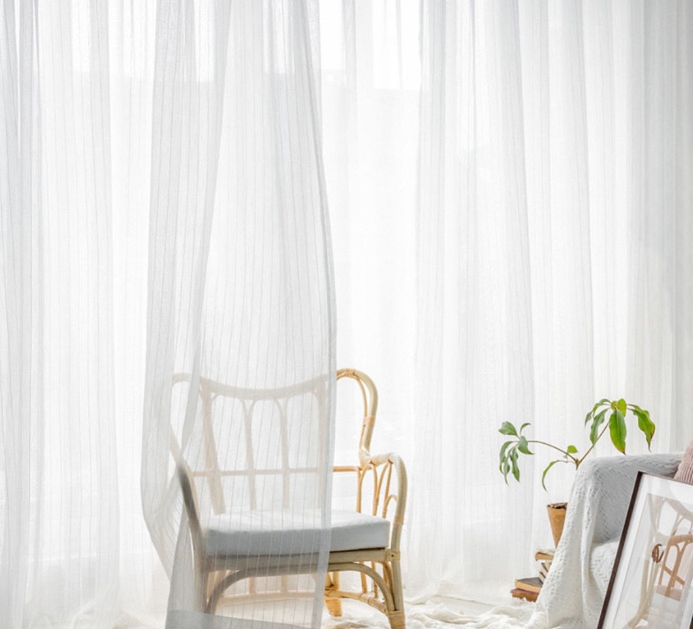 Voile Cotton Curtains - Image 2