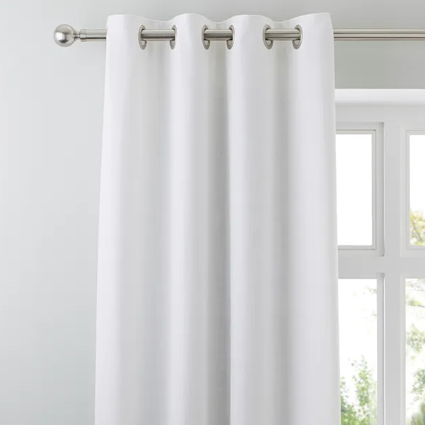 White Bedroom Curtains - Image 2